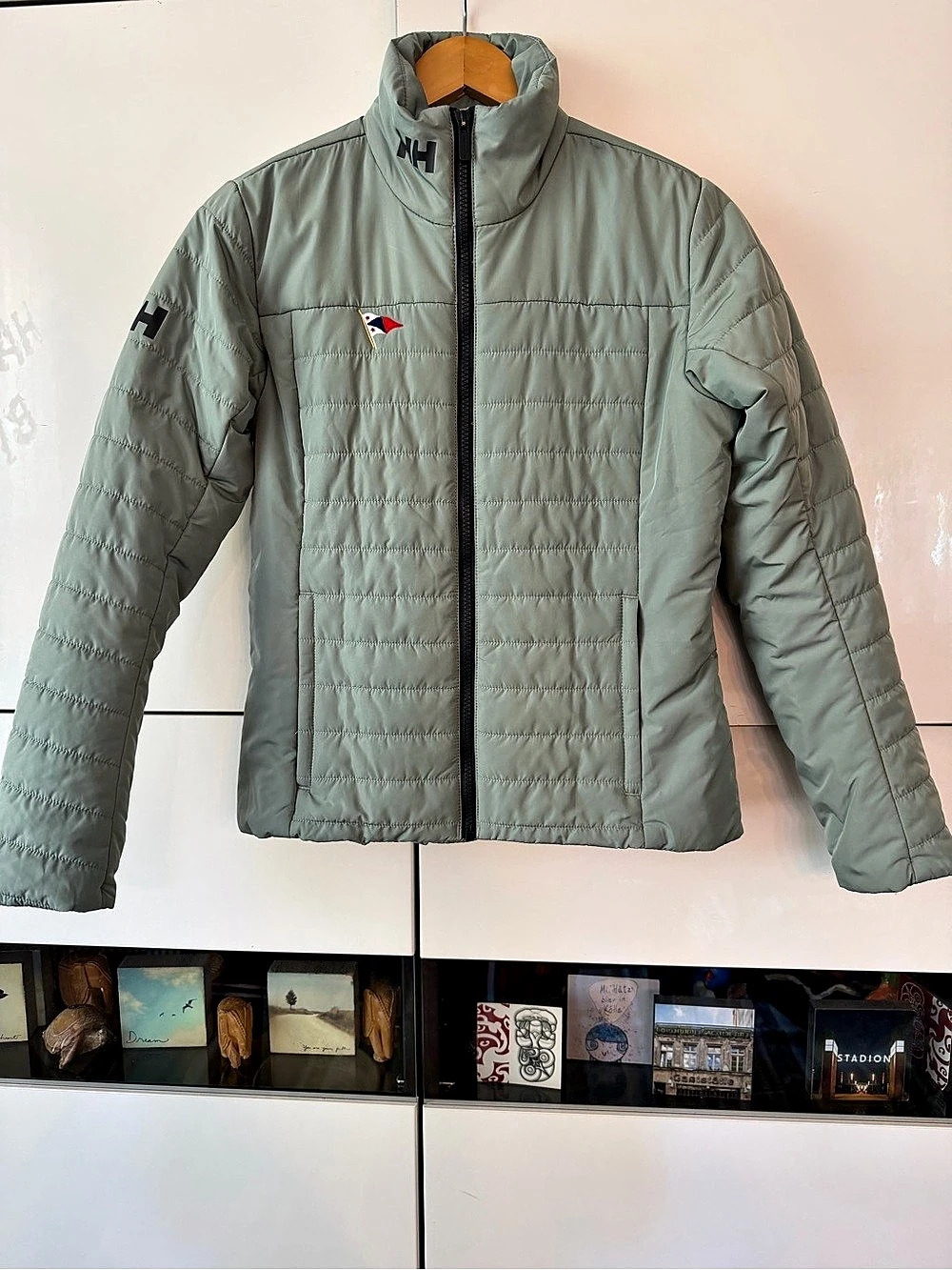 Helly Hansen Primaloft Quilted Jacket in Green Size XS